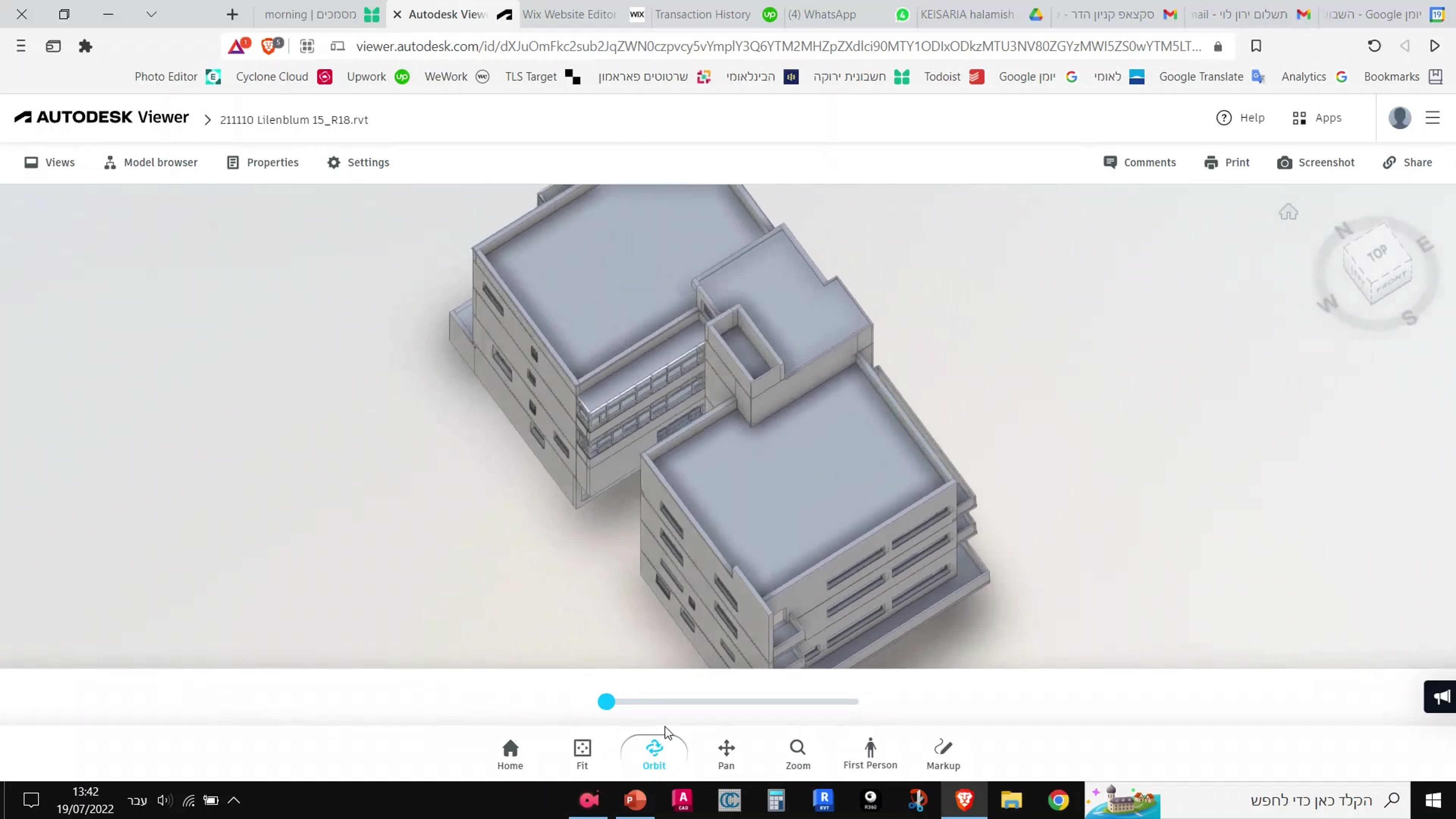 מודלים בתלת ממד REVIT